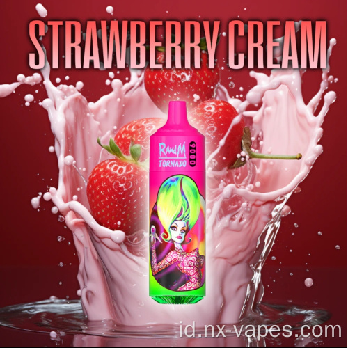 Randm Tornado 9000 Strawberry Raspberry Europe